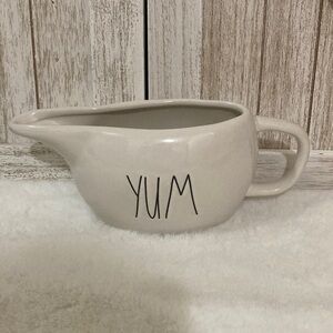 Rae Dunn Yum Ceramic Gravy Boat
